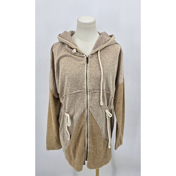 Gimmicks by BKE Jackets & Blazers - Gimmicks 
Distressed Reverse French Terry Hooded Sweatshirt